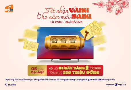 VNPT lì xì VÀNG chào đón năm mới SANG